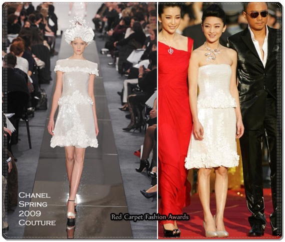 Zhou Xun wearing Chanel